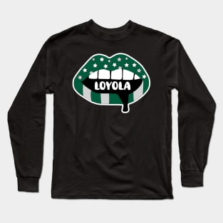 Loyola Lips Long Sleeve T-Shirt